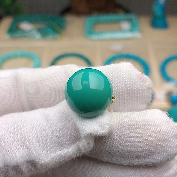 未镶嵌绿松石16.3圆珠