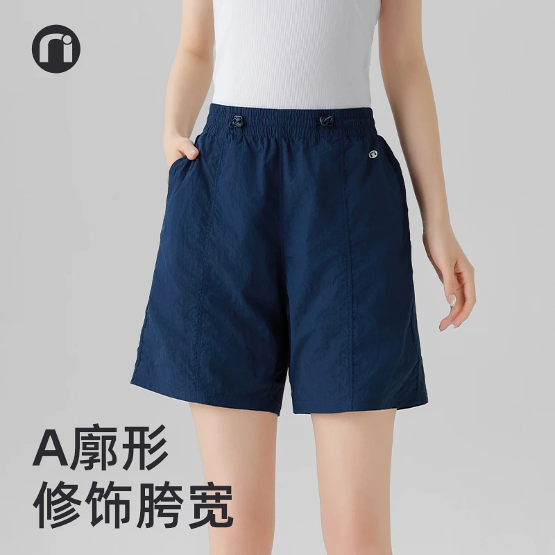 nimonimo透气短裤运动休闲女运动短裤速干运动宽松舒适