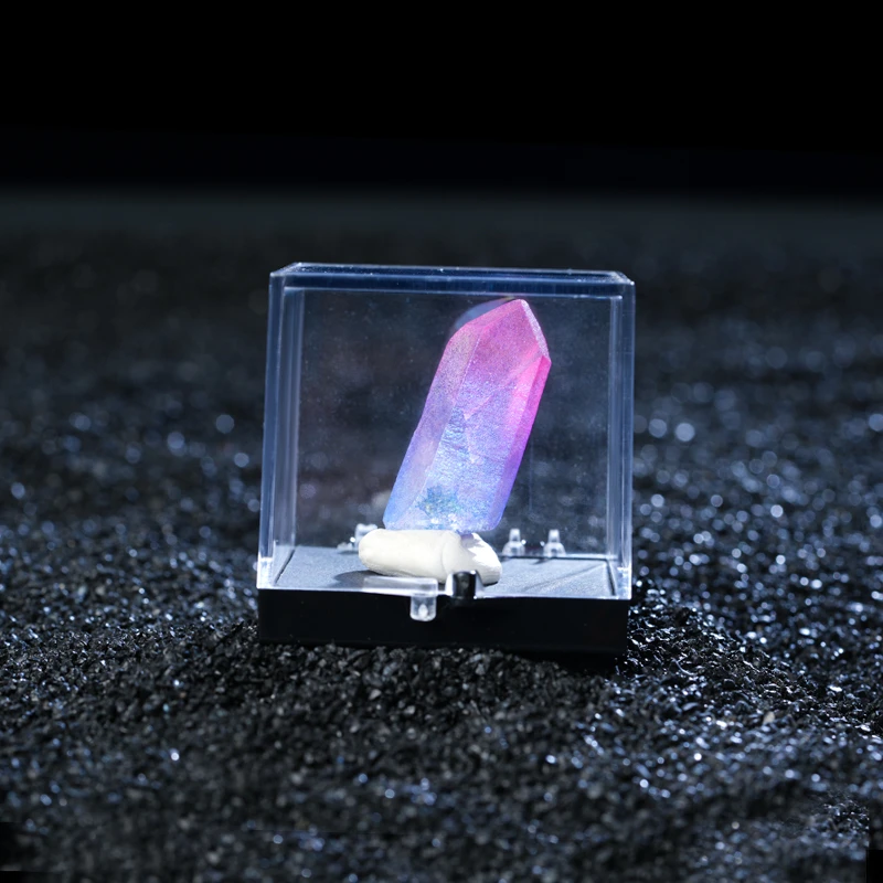 创意装饰品时尚石摆件粉蓝桌面摆件点度