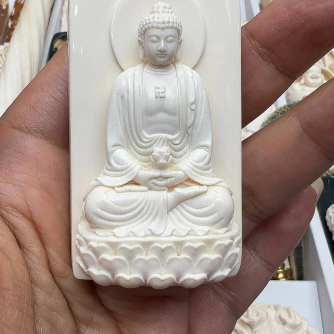 白玉菩提吊坠用****5猛犸