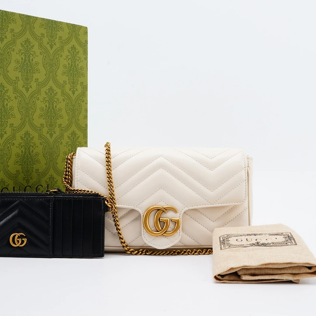 95新 GUCCI/古驰 【白菜】马蒙22二合一包/BG23008316