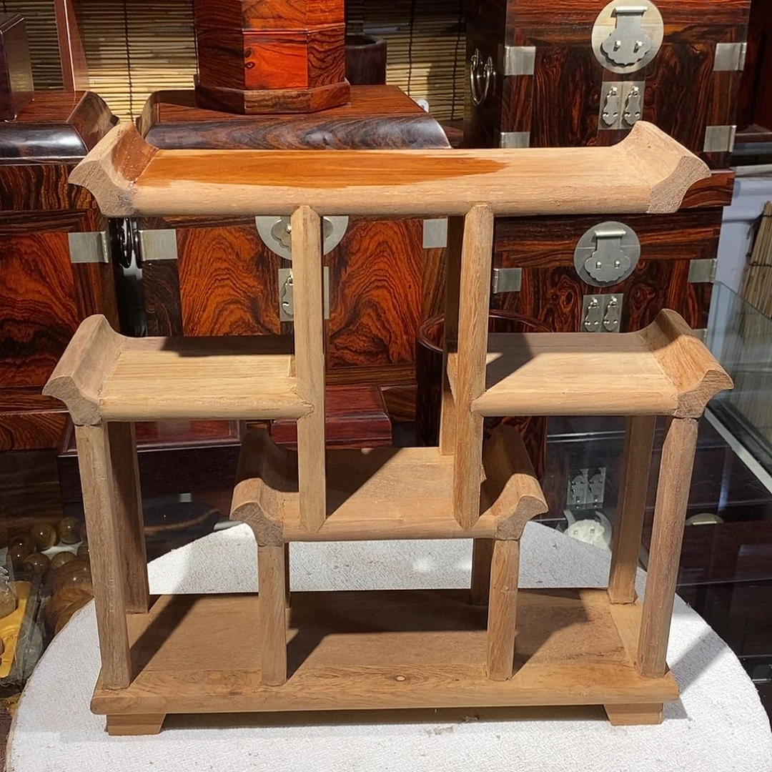 大果紫檀（缅甸花梨）V****n小博古架