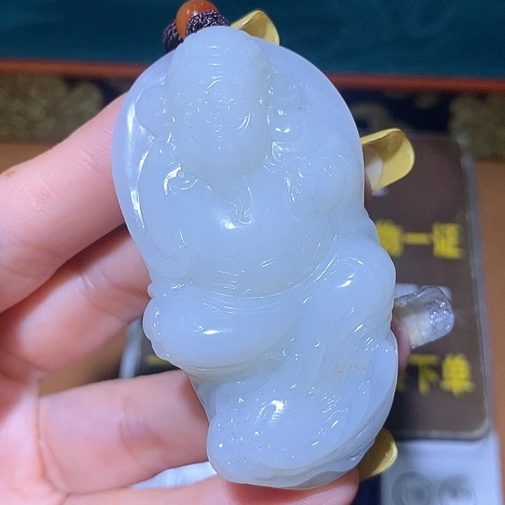 如***意颈饰未镶嵌和田玉