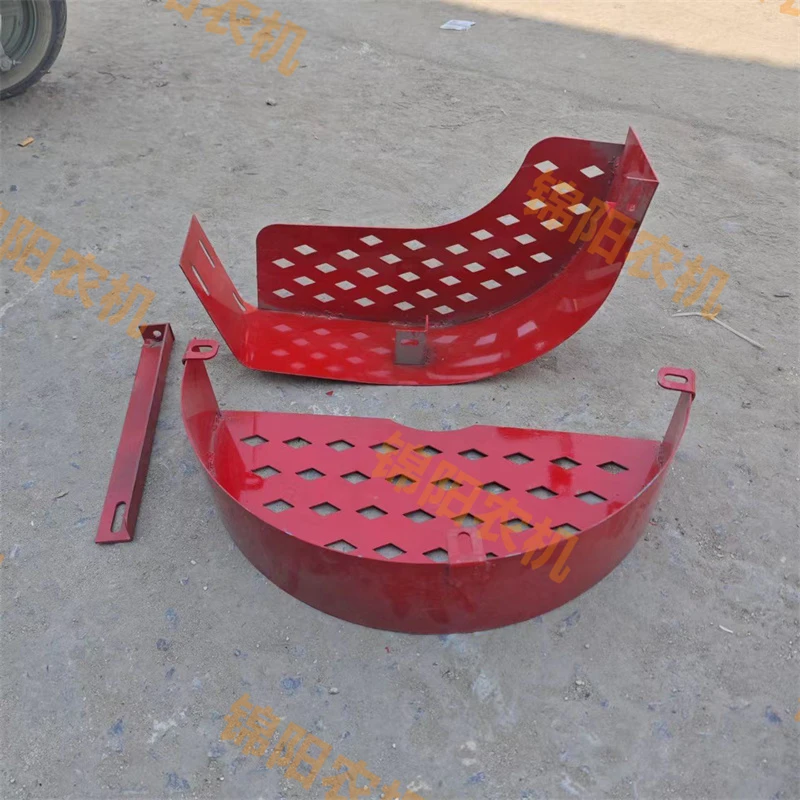 小麦收割机福田雷沃配件GE90SH加强改装风机护罩防缠草神器