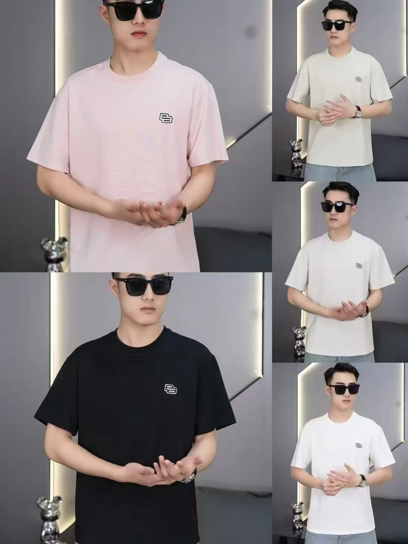 福利款短袖薄款圆领百搭时尚高品质短袖男士休闲