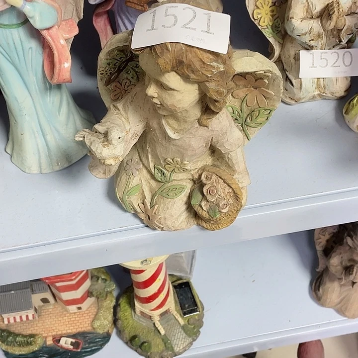 摆件小**姐孤品老货微瑕疵瓷