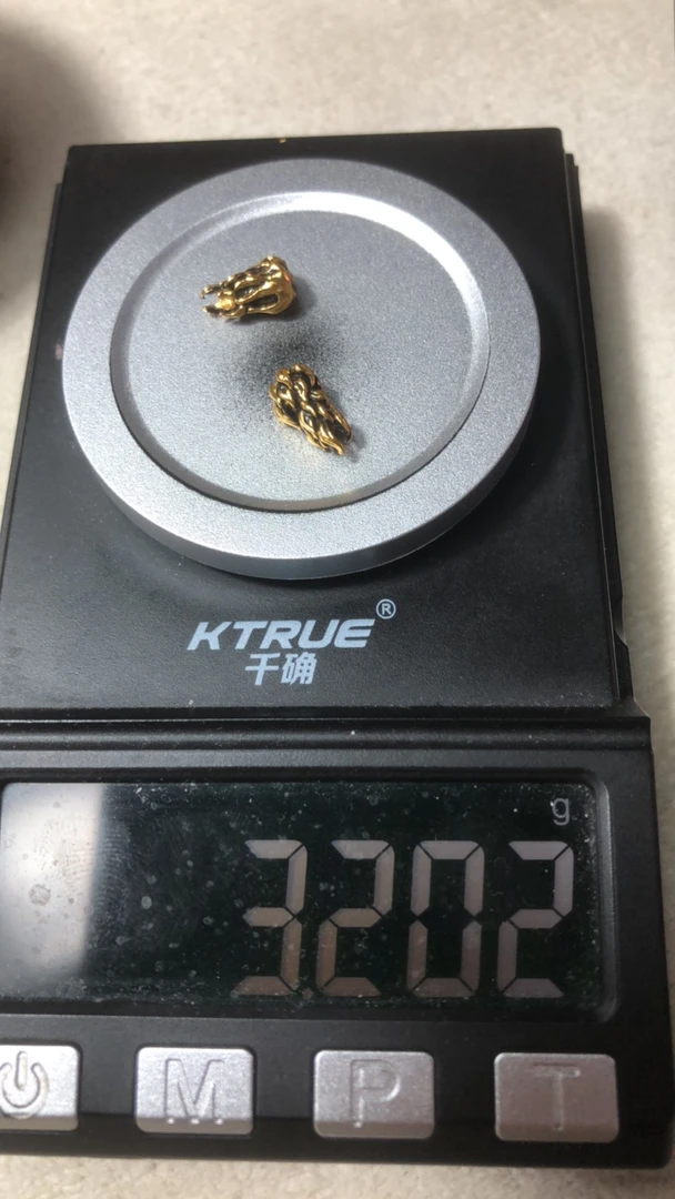 足金999弟子珠黄金文玩配饰