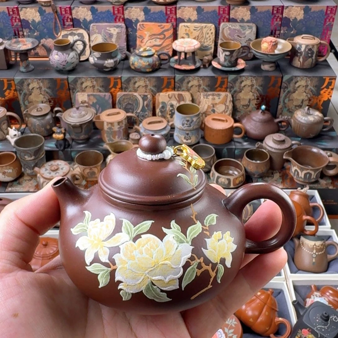 茶壶紫砂150ml原矿精工半手