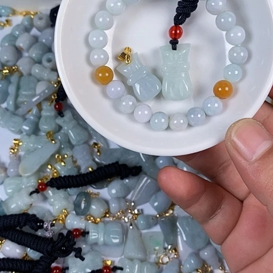 翡翠未镶嵌颈饰天然翡翠拍一发3