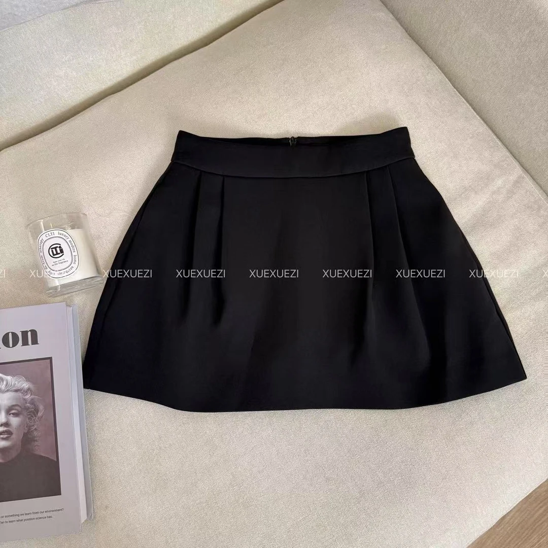 XUEXUE丨褶裥高腰气质百搭半身裙GD25-BQ513