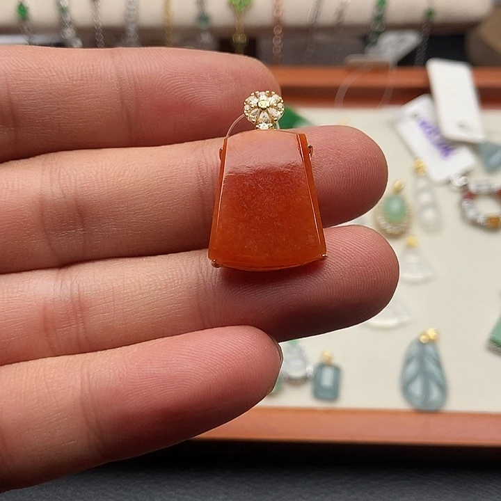 翡翠银S925镶嵌戒指