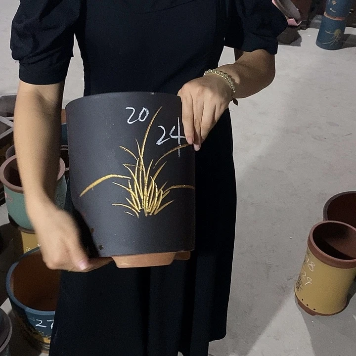 紫砂花盆紫砂花盆