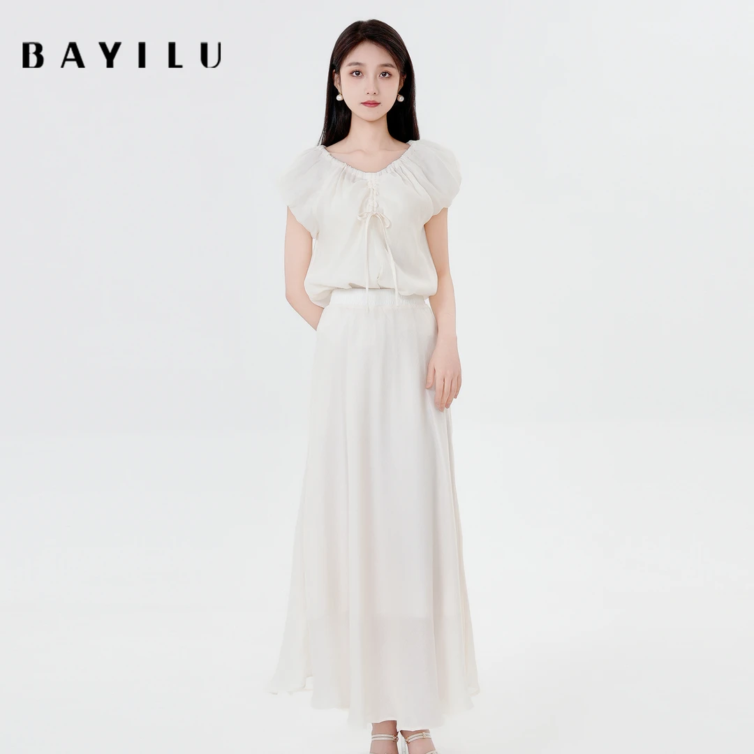 【千颂妮专享】芭依璐女装夏季新款时尚套装86TZ239Z