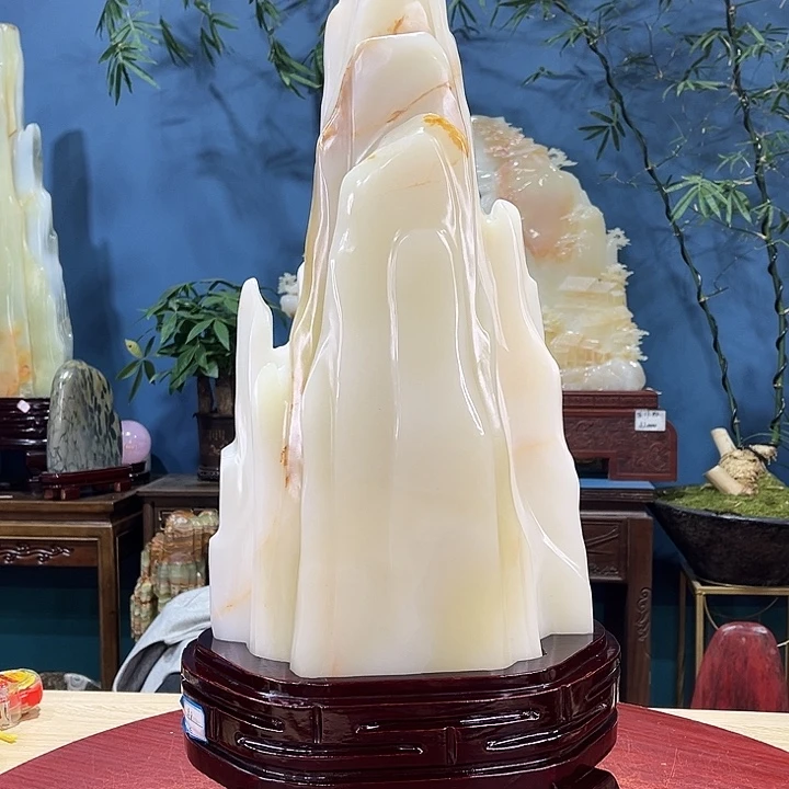 石材天然玉石摆件