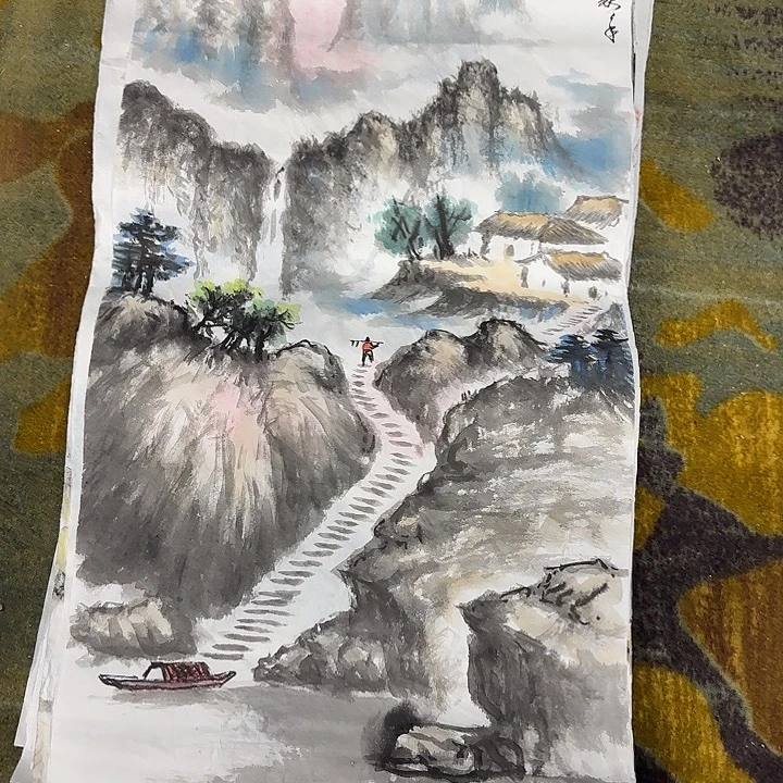 国画卡纸的那种制作