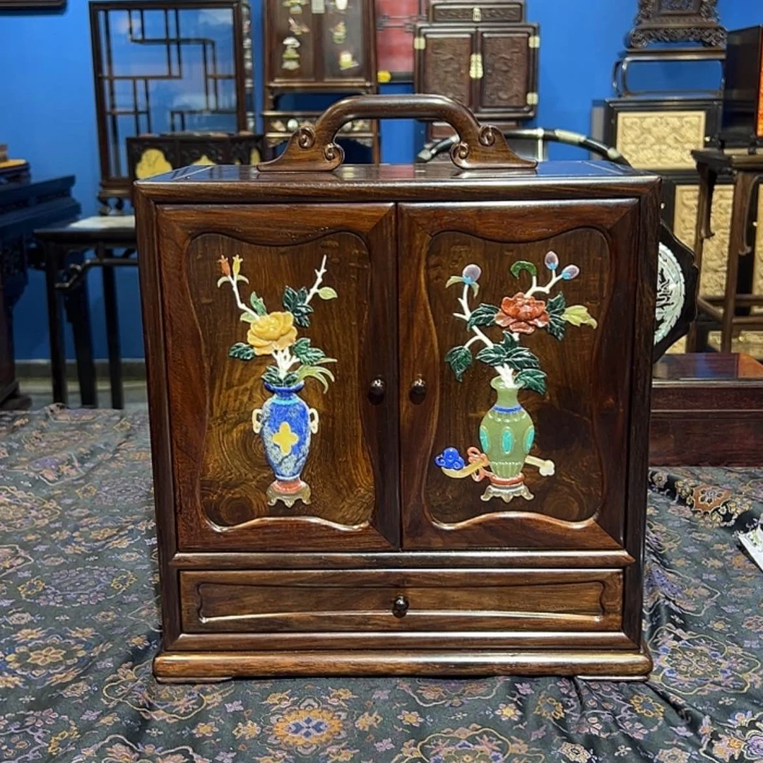 【闪购商品】红酸枝木类成套家具茶柜