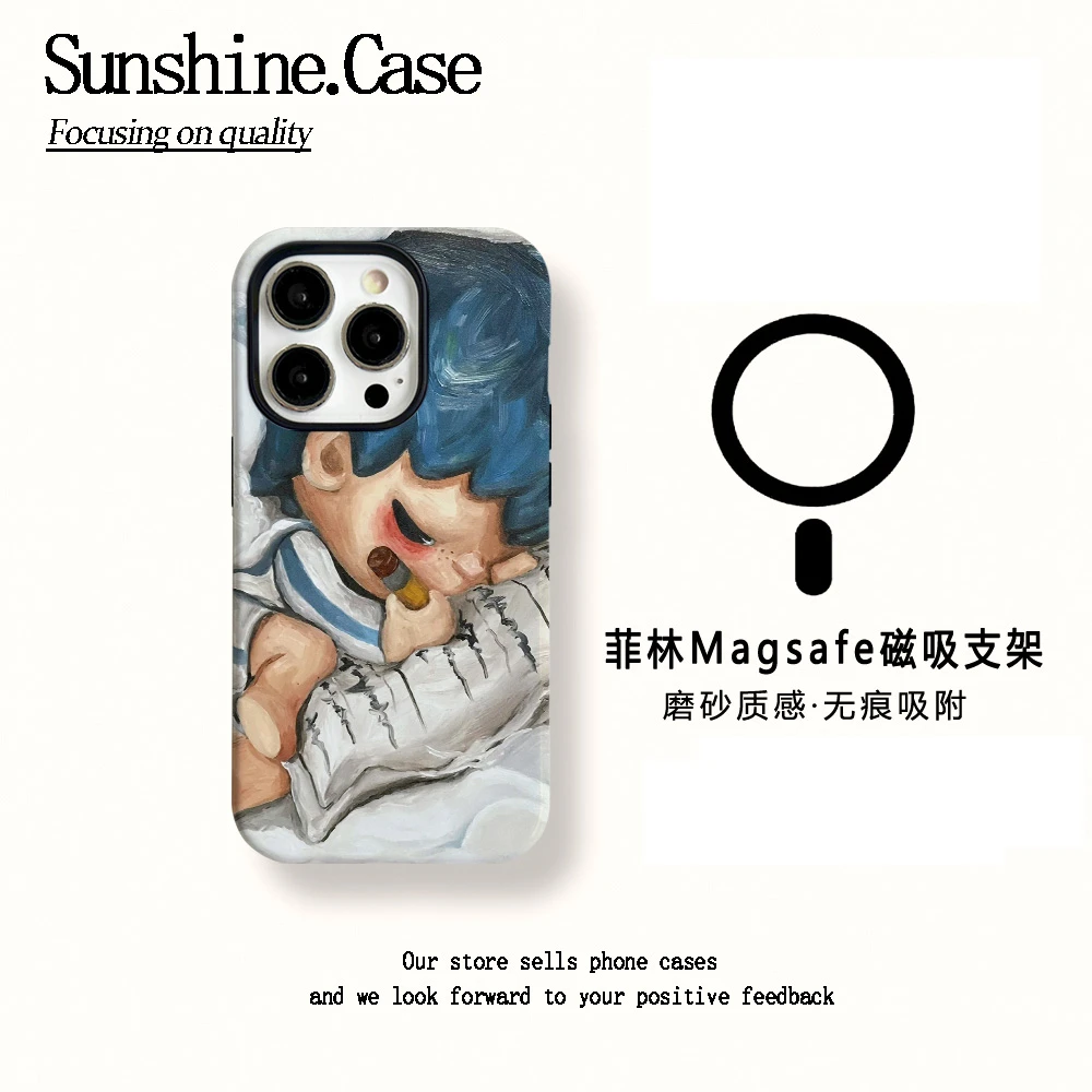 【小臻壳专属】磁吸菲林二合一适用苹果安卓手机壳小野涂画17PRO