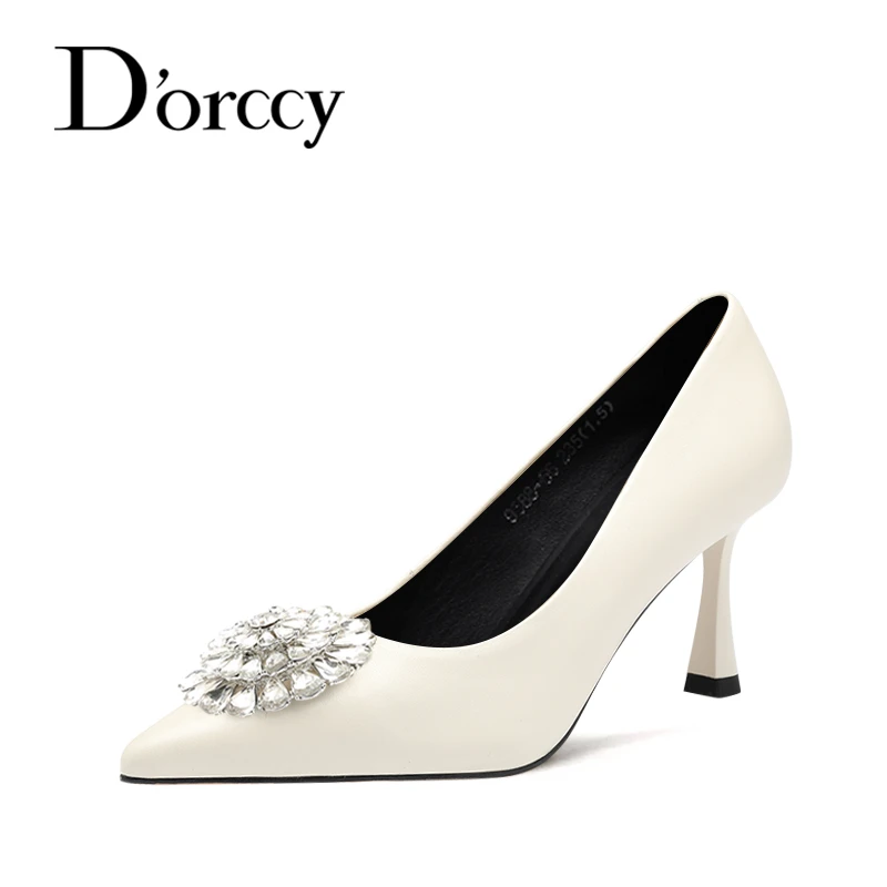 迪奥希2025 透气春季细跟高跟鞋优雅单鞋性感尖头高跟鞋时尚百搭