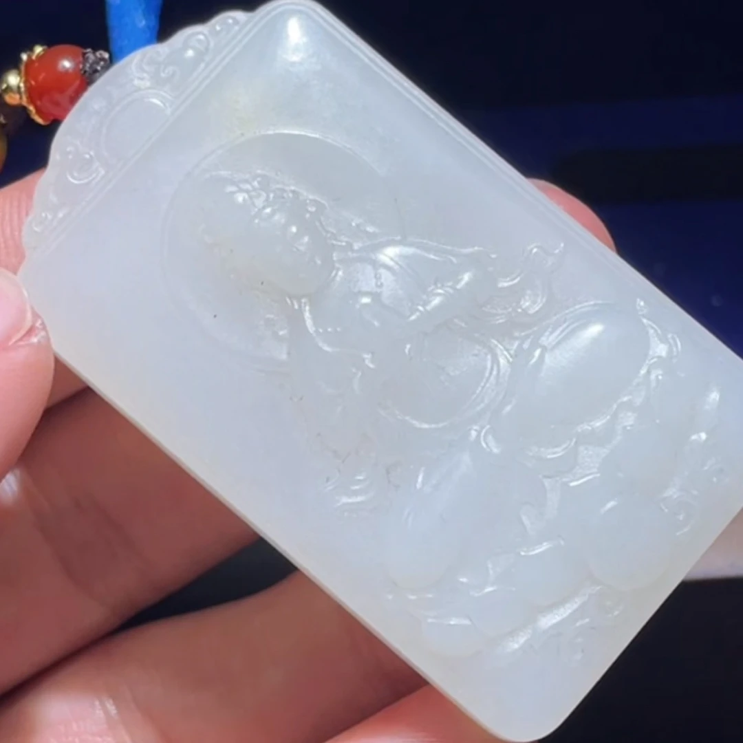 和田玉玉石挂件 d1101 拍一发一