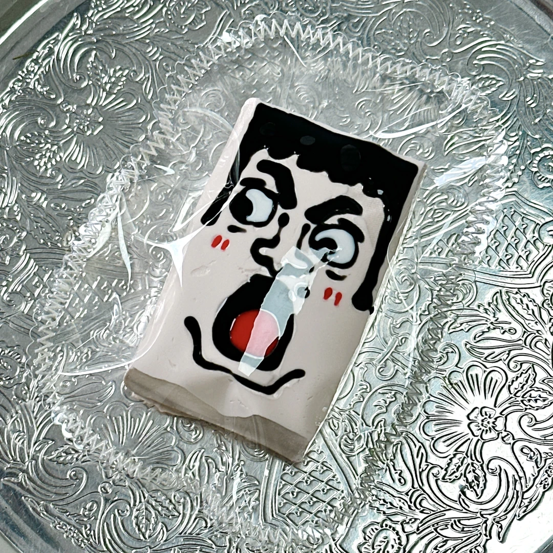 【手绘抽象人脸系列】纯手工食品级硅胶捏捏乐潮玩解压玩具