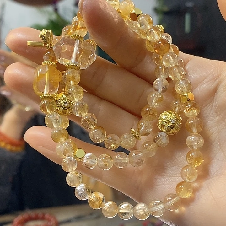 铁合金石英石手链项链