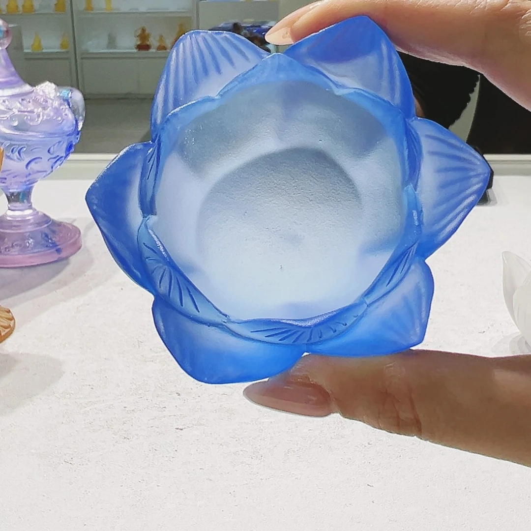 【闪购商品】手工艺品琉璃?***?三个烛台