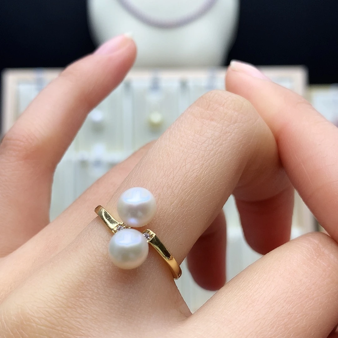 淡水珍珠颈饰合金