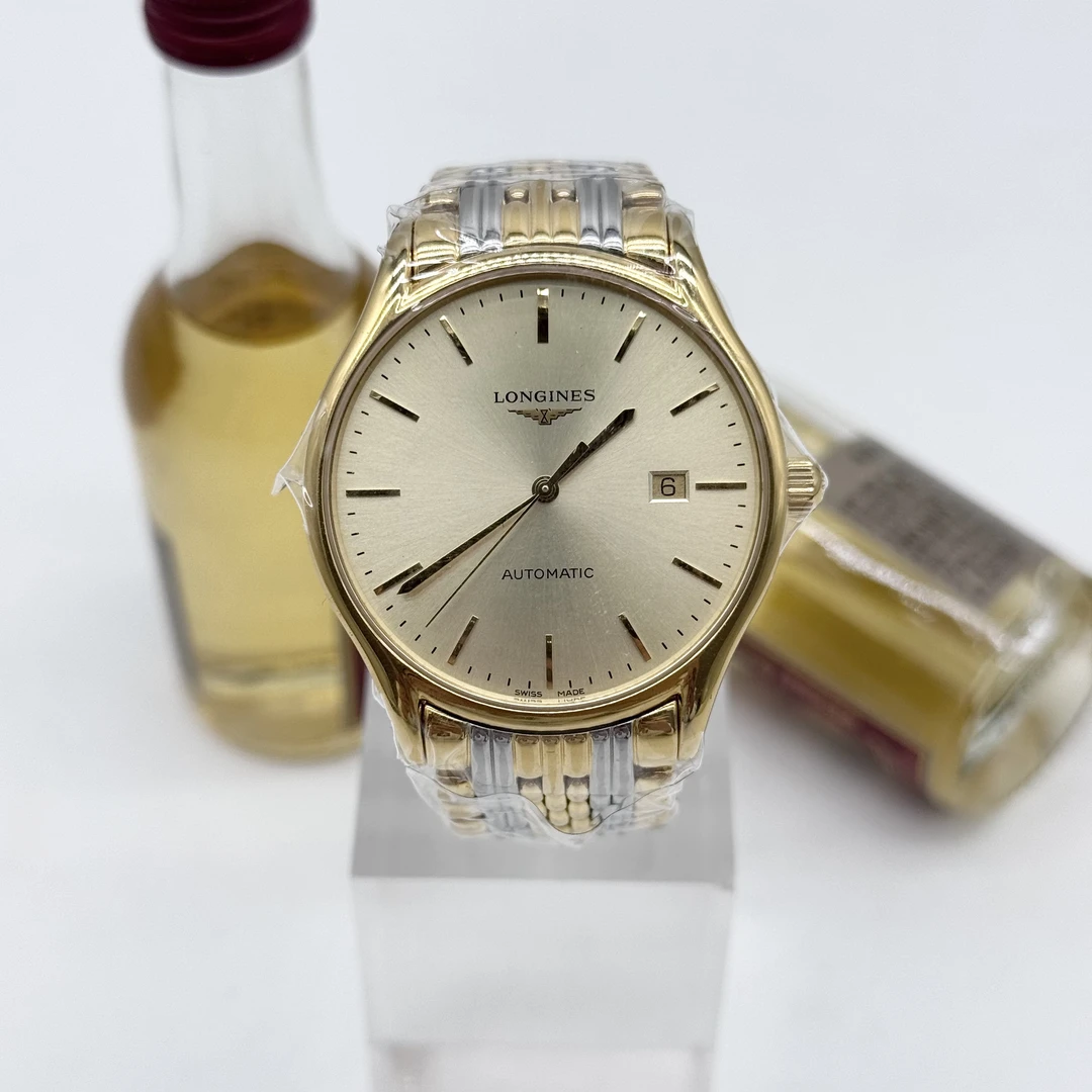 99新 Longines/浪琴 律雅系列 自动机械 精钢 40mm 24全