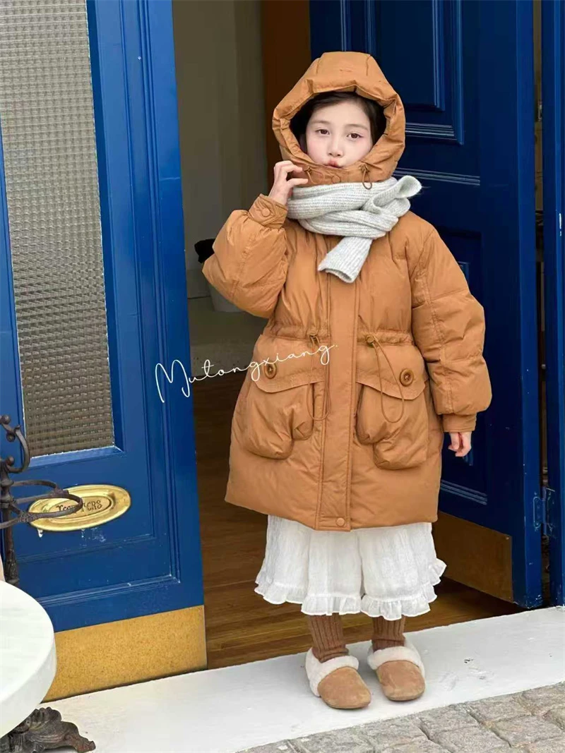 1105【木】儿童时尚休闲带帽羽绒服-255M861