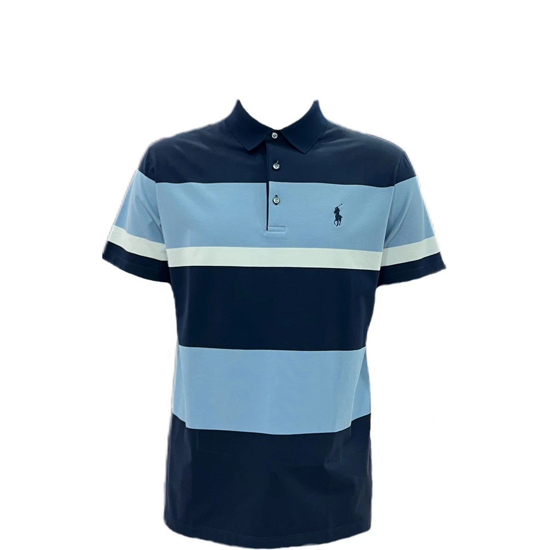 2025男装新款时尚polo衫透气