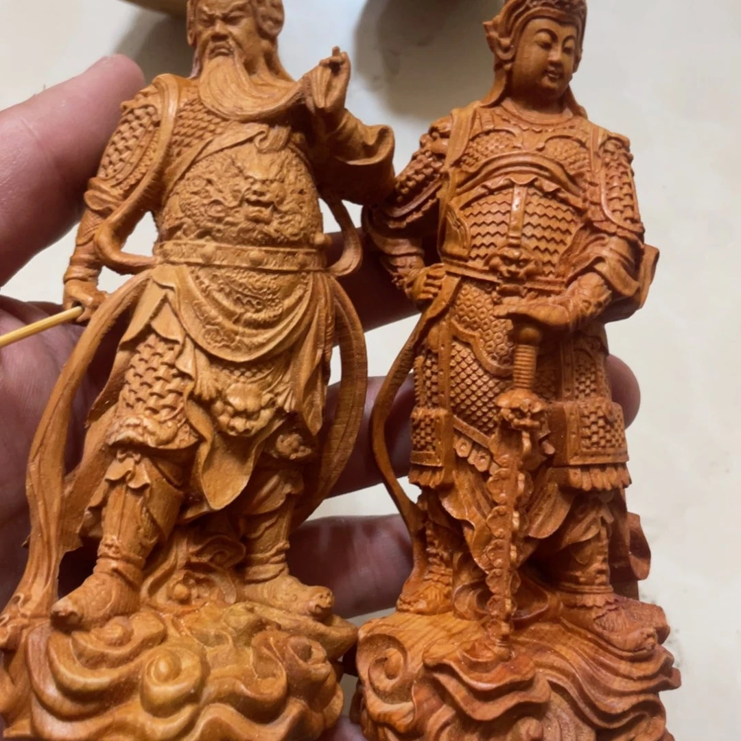 黄杨木崖柏韦陀关羽