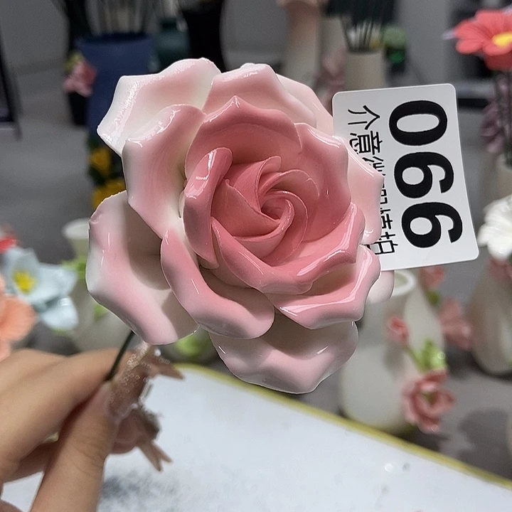 陶瓷纯手工捏花设计