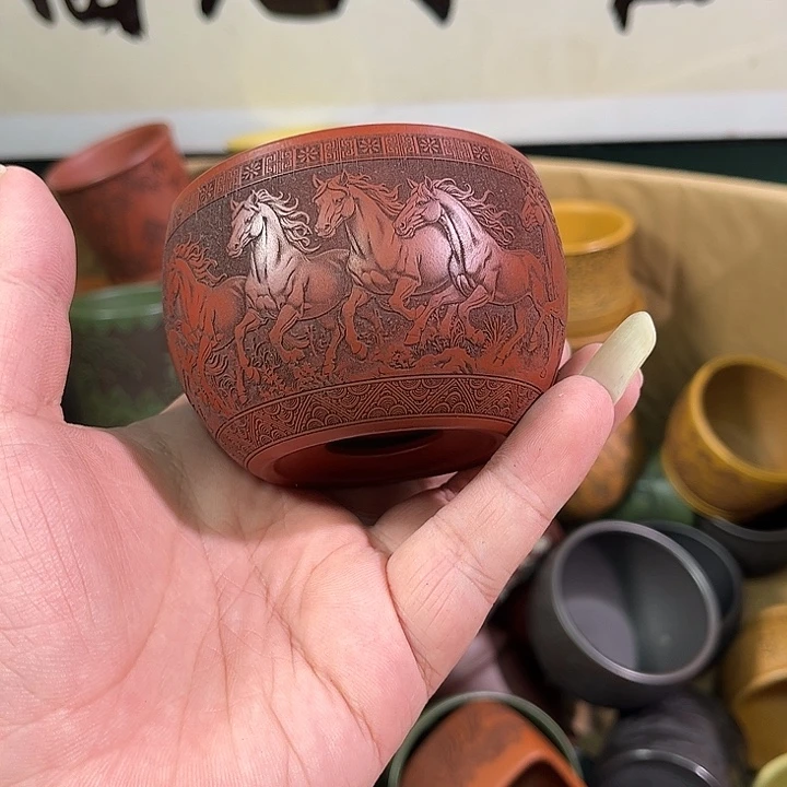 茶杯紫砂全手工紫砂主人杯
