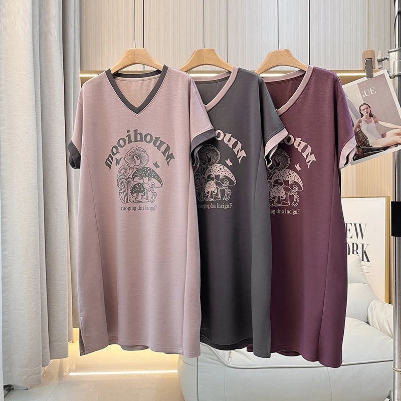 卡洛町大码女装110-210斤夏季新款时尚百搭鸡心领连衣裙778812