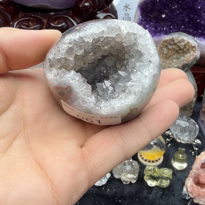 珠宝半成品未镶嵌紫晶