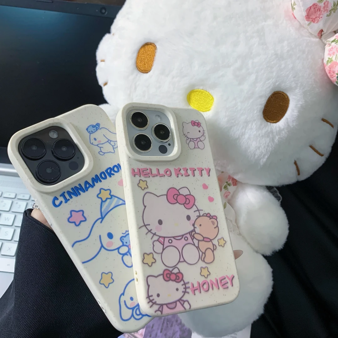 可爱凯蒂猫适用苹果16promax手机壳15/14女13/12/11