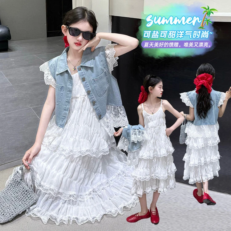 马甲儿童春夏女童中大童潮流四季流行