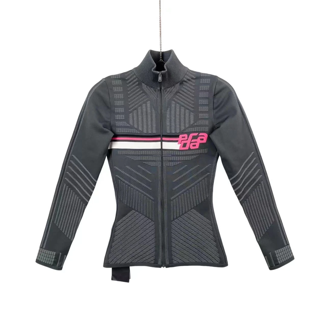 全新未使用 Prada/普拉达  aa一八二六 涤纶 压缩紧身外套 36码