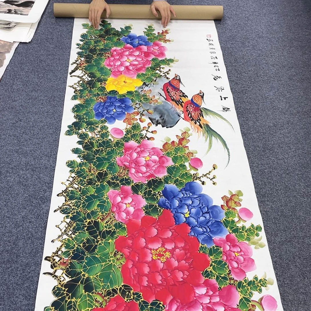 国画作品小姐姐放漏…