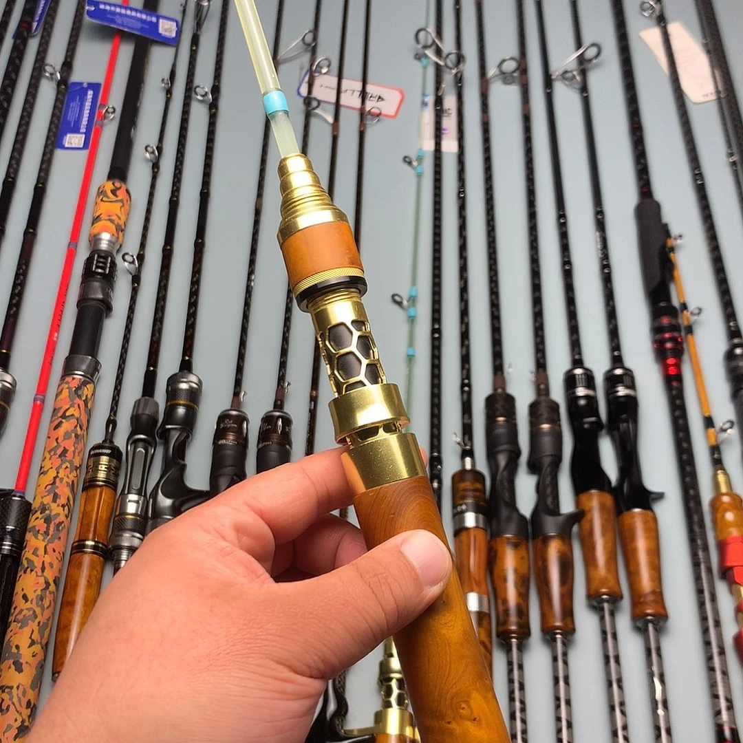 1.8m以下碳素弹射竿直柄透明竿梢
