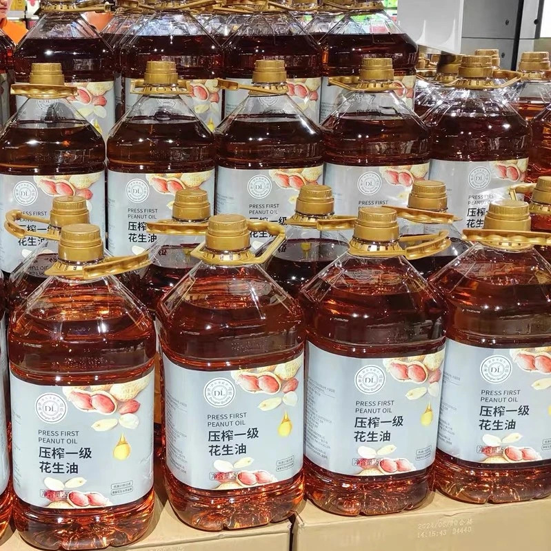 超市自营压榨一级花生油2L5L装许昌发货