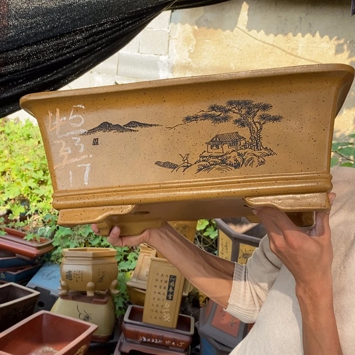 紫砂花盆紫砂特价包邮