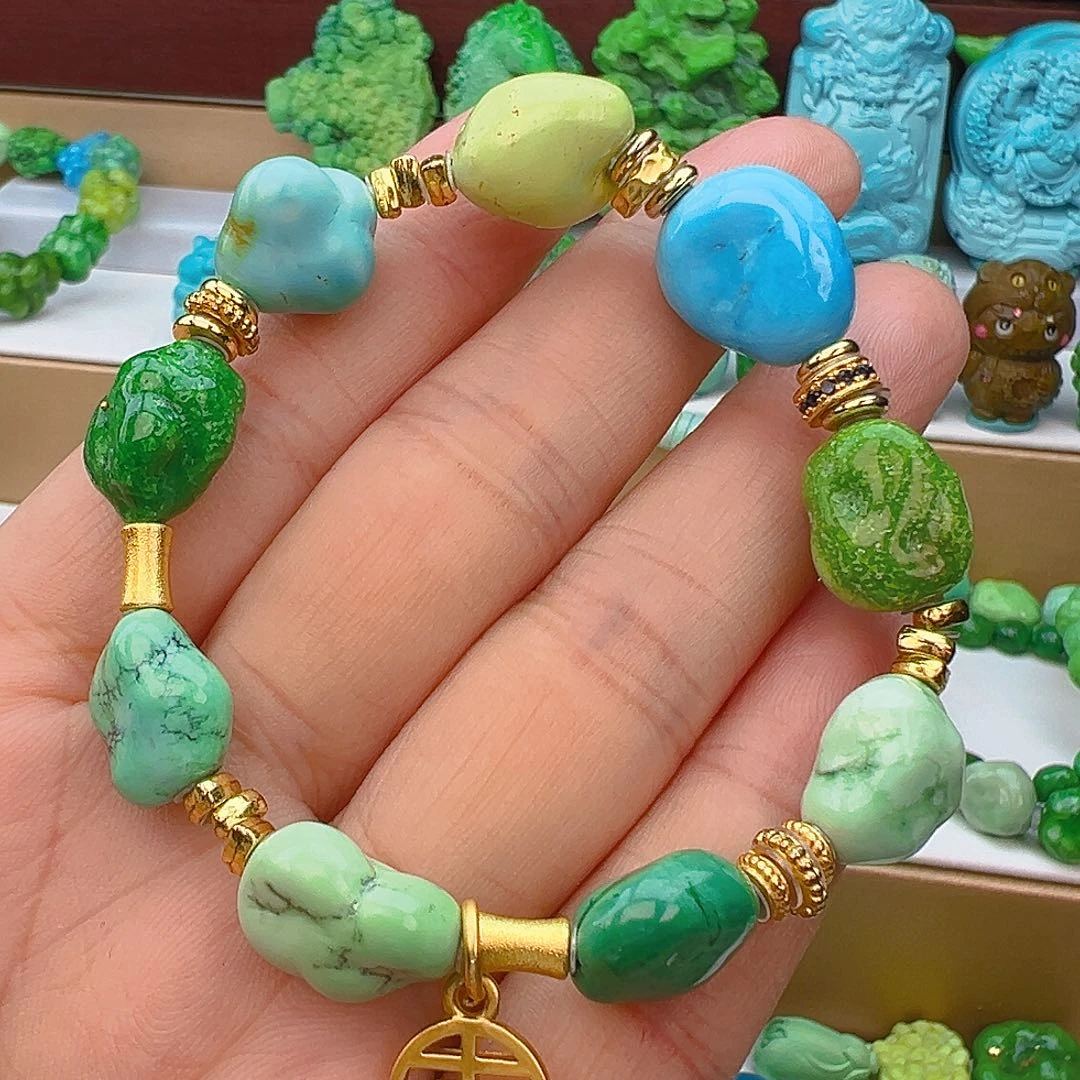 未镶嵌绿松石项链