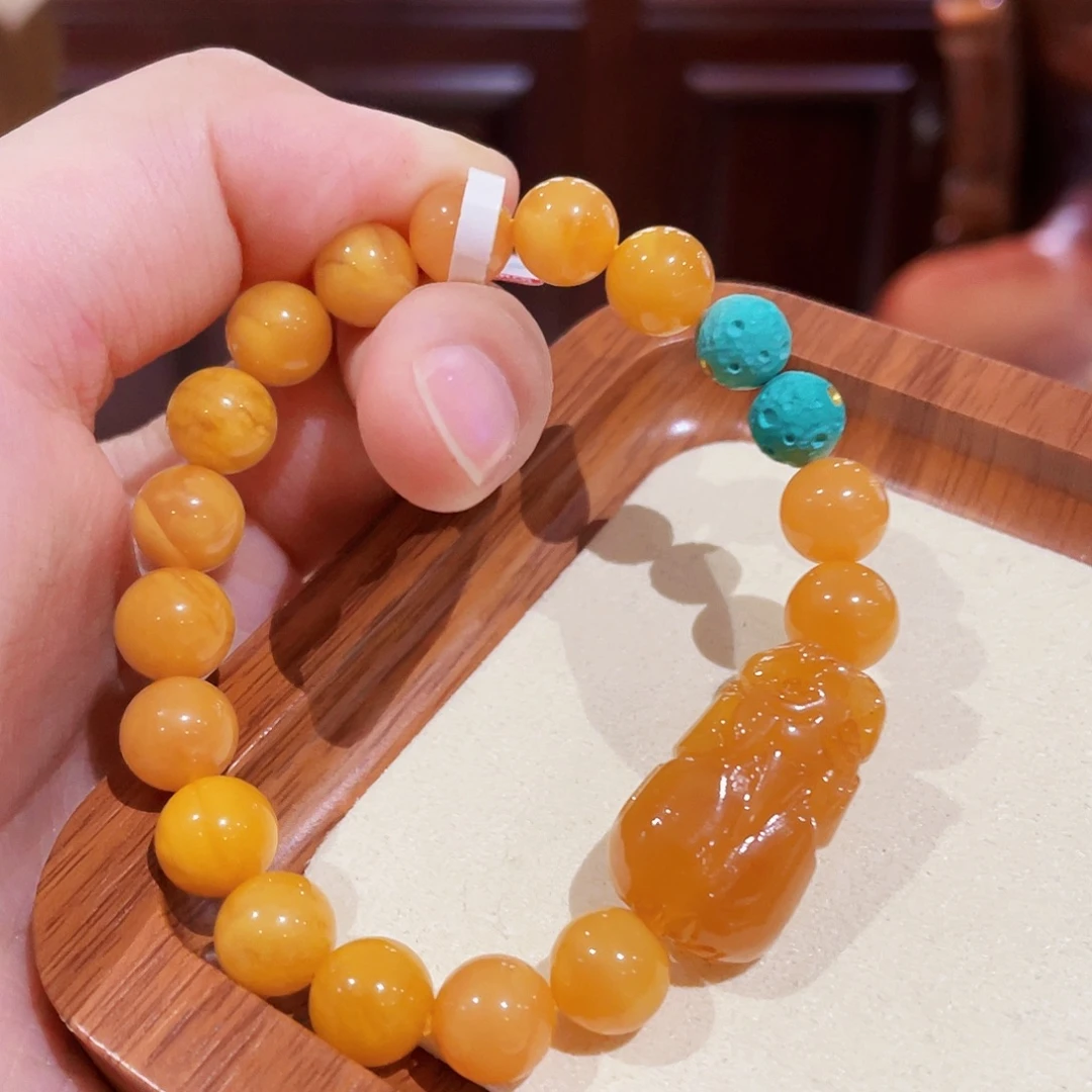 蜜蜡未镶嵌手串手串