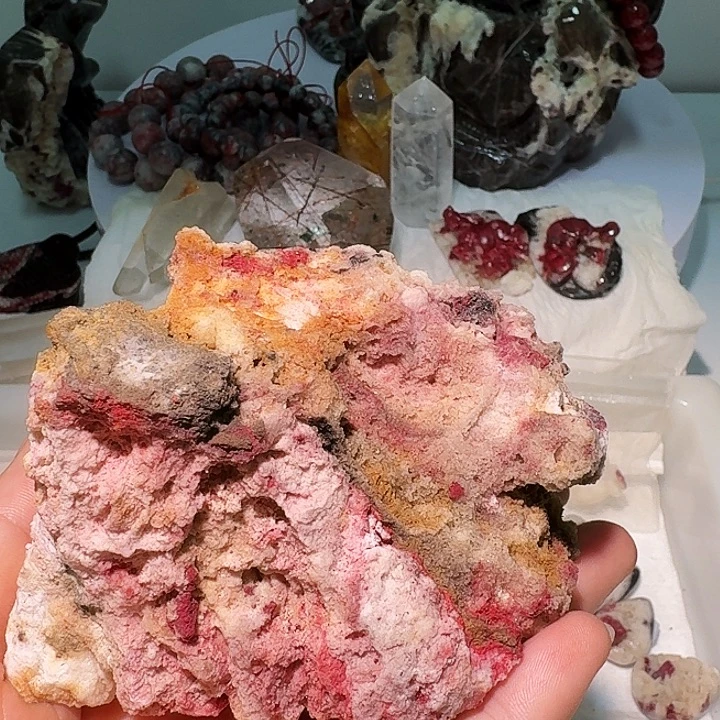 ᥫ****天然辰砂天然朱砂原矿石