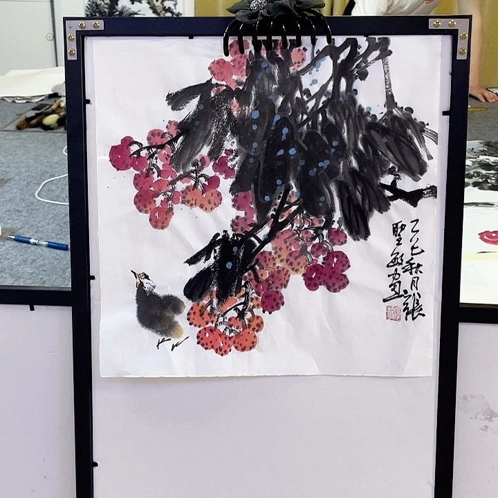 国画张圣敏先生纯手绘作品