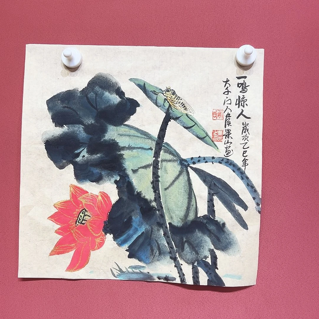 国画侯果山老师手绘国画慧