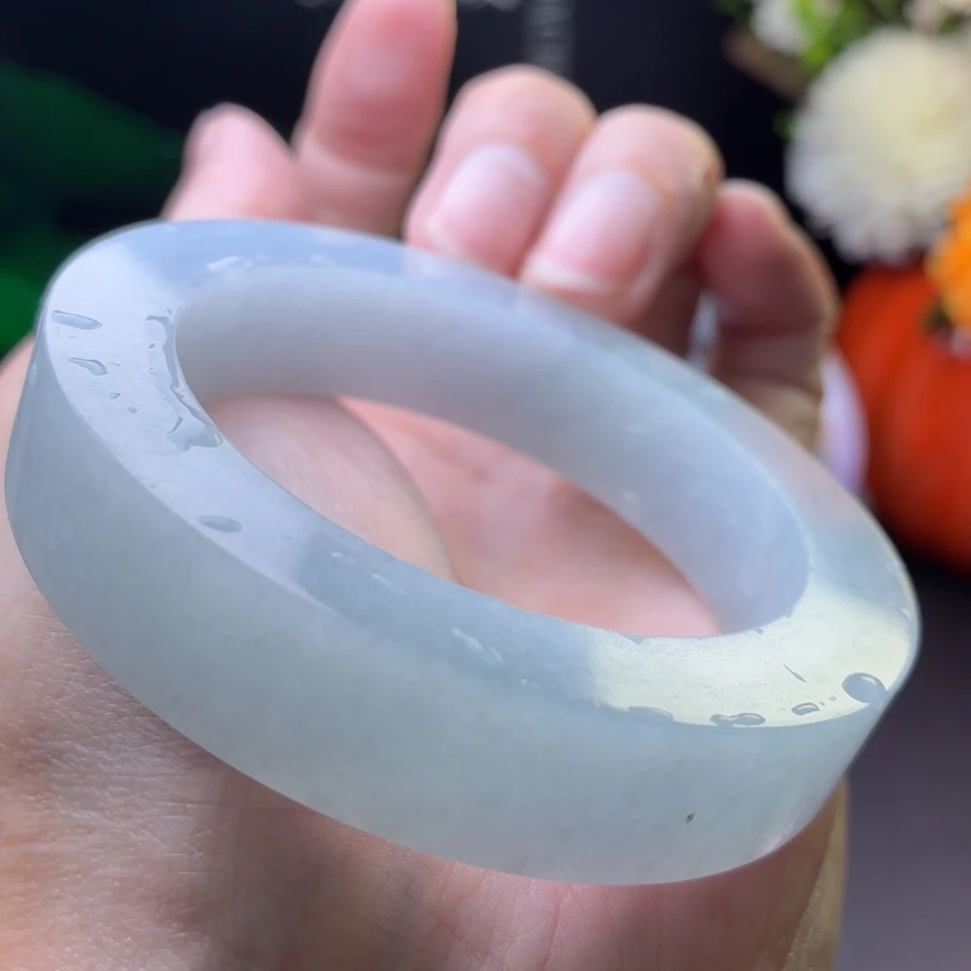 定制翡翠未镶嵌推荐天空蓝冰胶