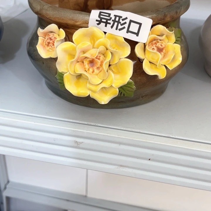 紫砂花盆粗陶材质多肉花盆