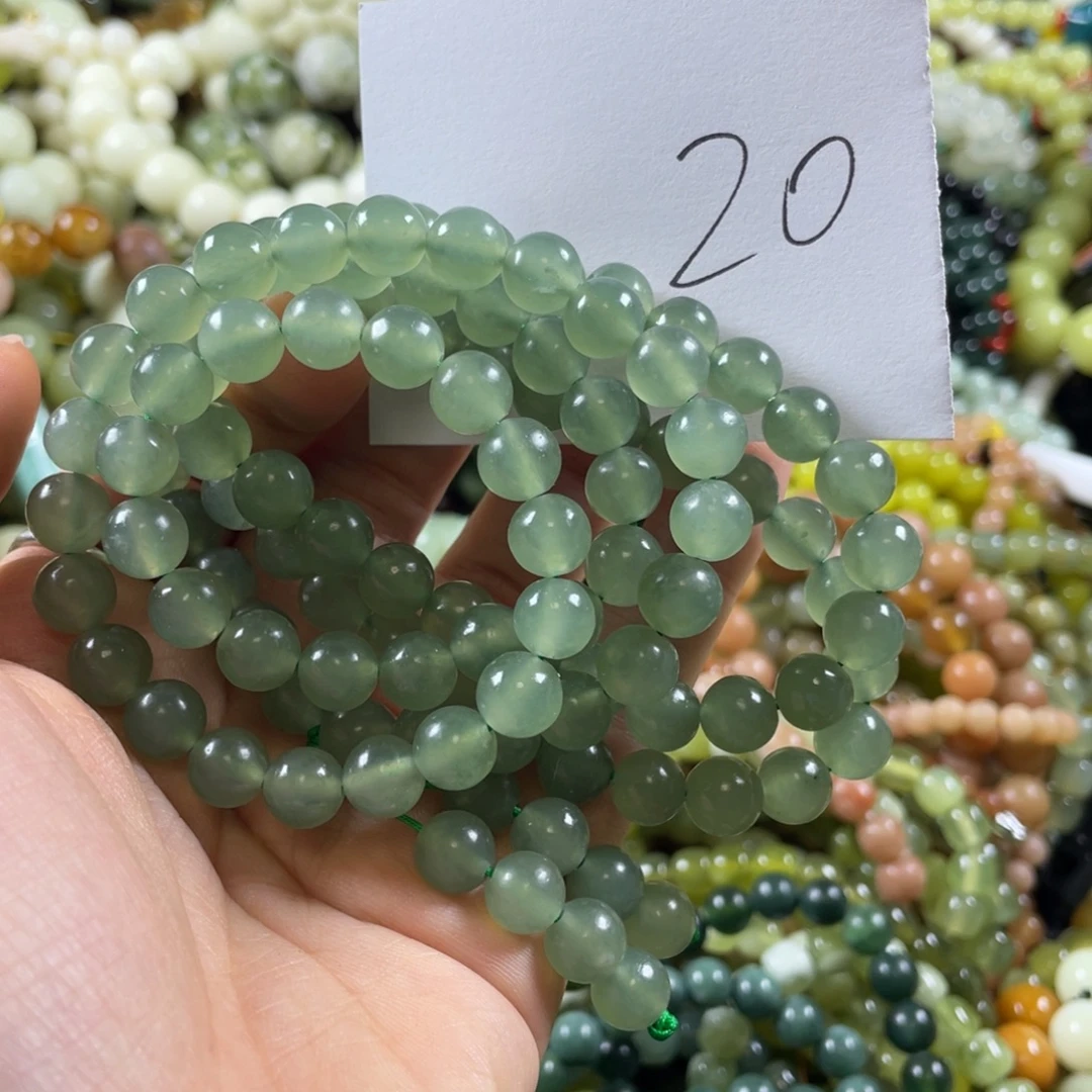 蛇纹石玉未镶嵌手链